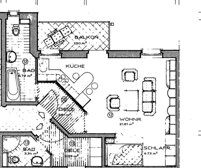 Pronájem bytu 1+1 39 m², Leonhardtstraße 32, Chemnitz, Sasko Pronájem bytu 1+1 39 m², Leonhardtstraße 32, Chemnitz, Sasko