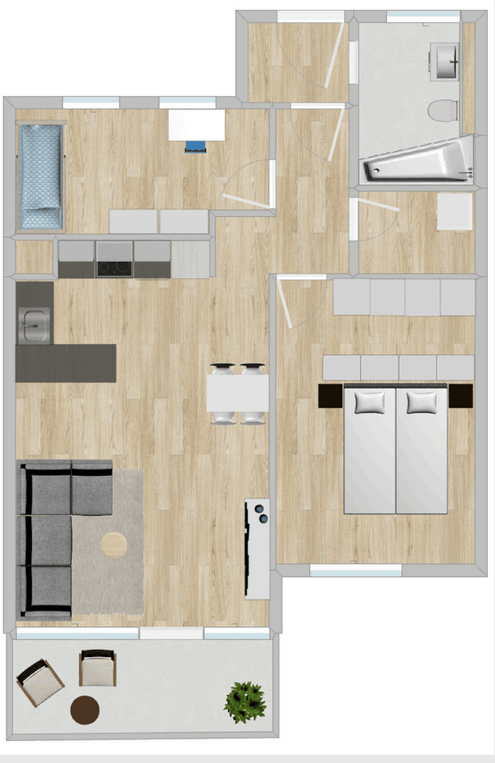 Prodej bytu 3+1 74 m², Rosenheim, Bavorsko Prodej bytu 3+1 74 m², Rosenheim, Bavorsko