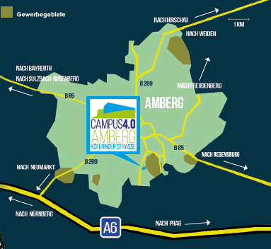 Pronájem bytu 1+1 31 m², Mildred-Scheel-Str. 12a, Amberg, Bavorsko Pronájem bytu 1+1 31 m², Mildred-Scheel-Str. 12a, Amberg, Bavorsko