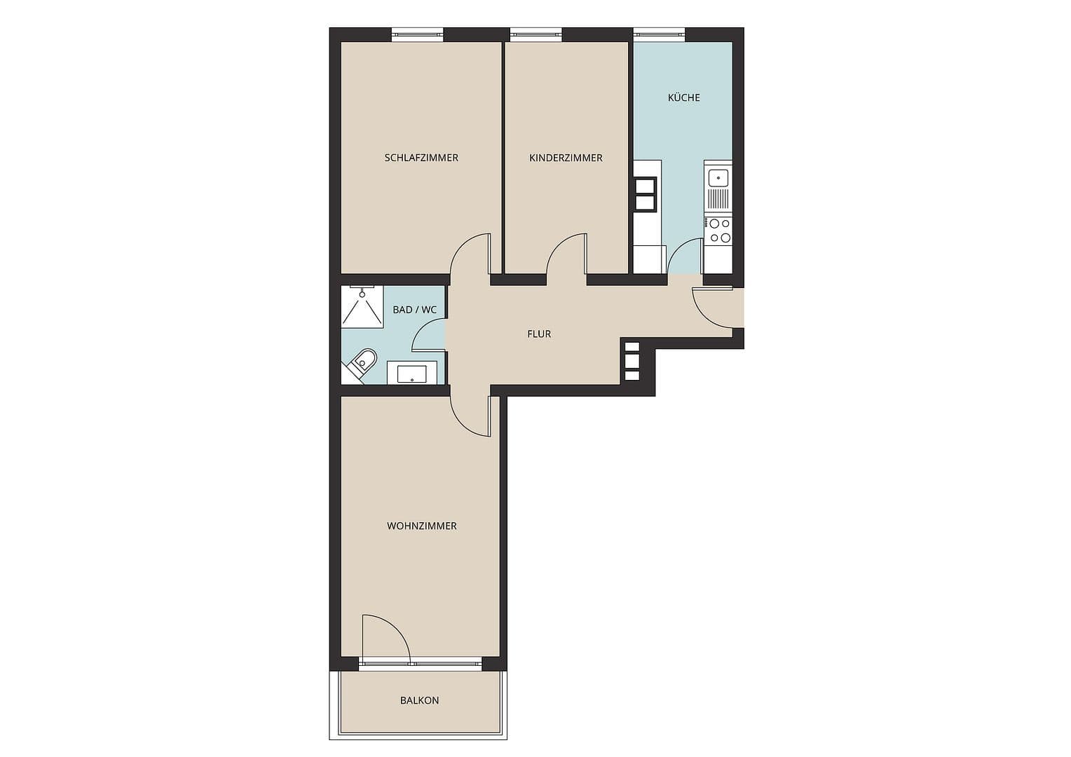 Prodej bytu 3+1 73 m², München, Bavorsko Prodej bytu 3+1 73 m², München, Bavorsko
