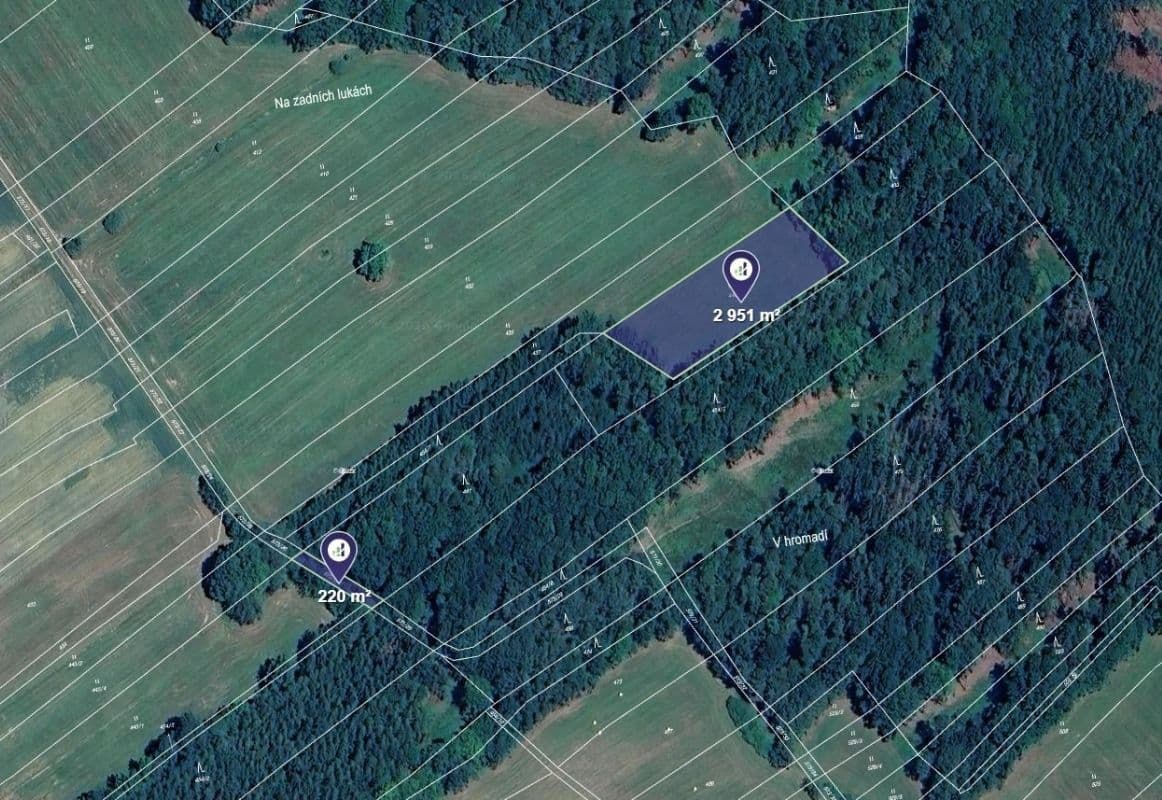 Prodej pozemku 3.171 m², Ježovy, Plzeňský kraj Prodej pozemku 3.171 m², Ježovy, Plzeňský kraj