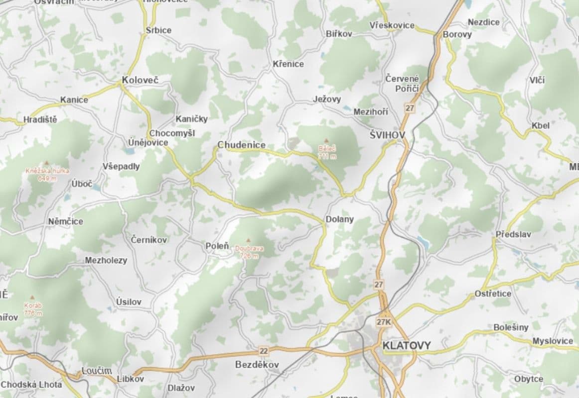 Prodej pozemku 3.171 m², Ježovy, Plzeňský kraj Prodej pozemku 3.171 m², Ježovy, Plzeňský kraj