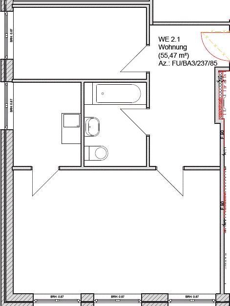 Pronájem bytu 2+1 56 m², Erdkampsweg 43, Hamburg, Hamburg Pronájem bytu 2+1 56 m², Erdkampsweg 43, Hamburg, Hamburg