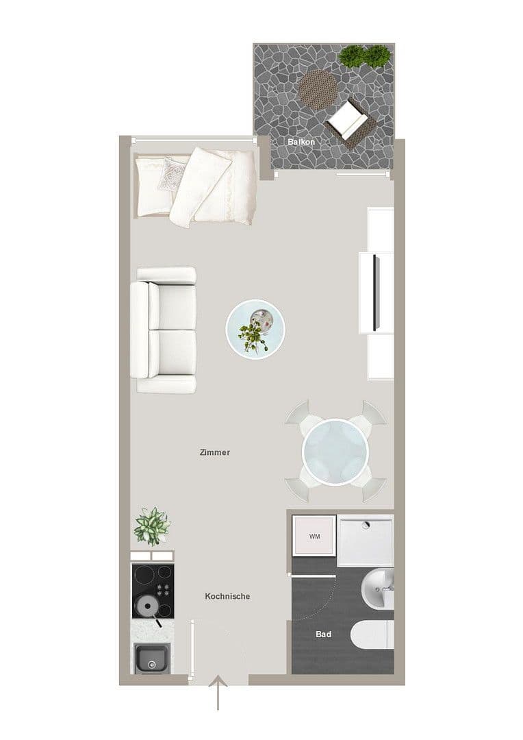 Prodej bytu 1+1 33 m², München, Bavorsko Prodej bytu 1+1 33 m², München, Bavorsko