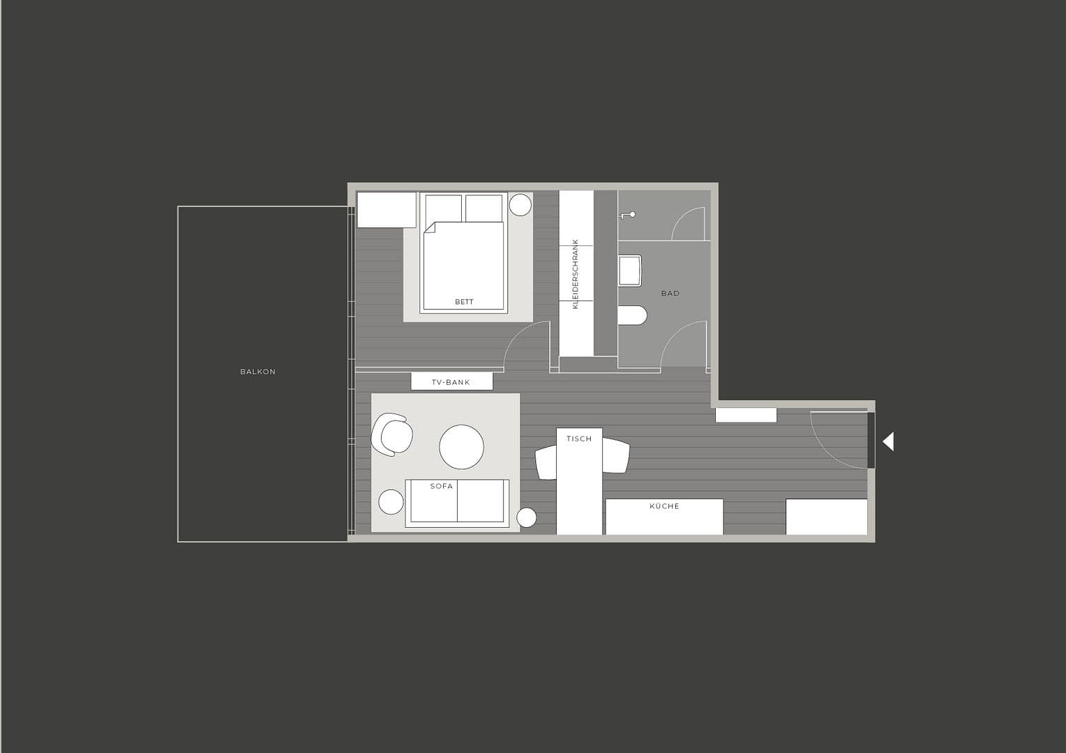 Pronájem bytu 55 m², Stuttgart, Bádensko-Württembersko Pronájem bytu 55 m², Stuttgart, Bádensko-Württembersko