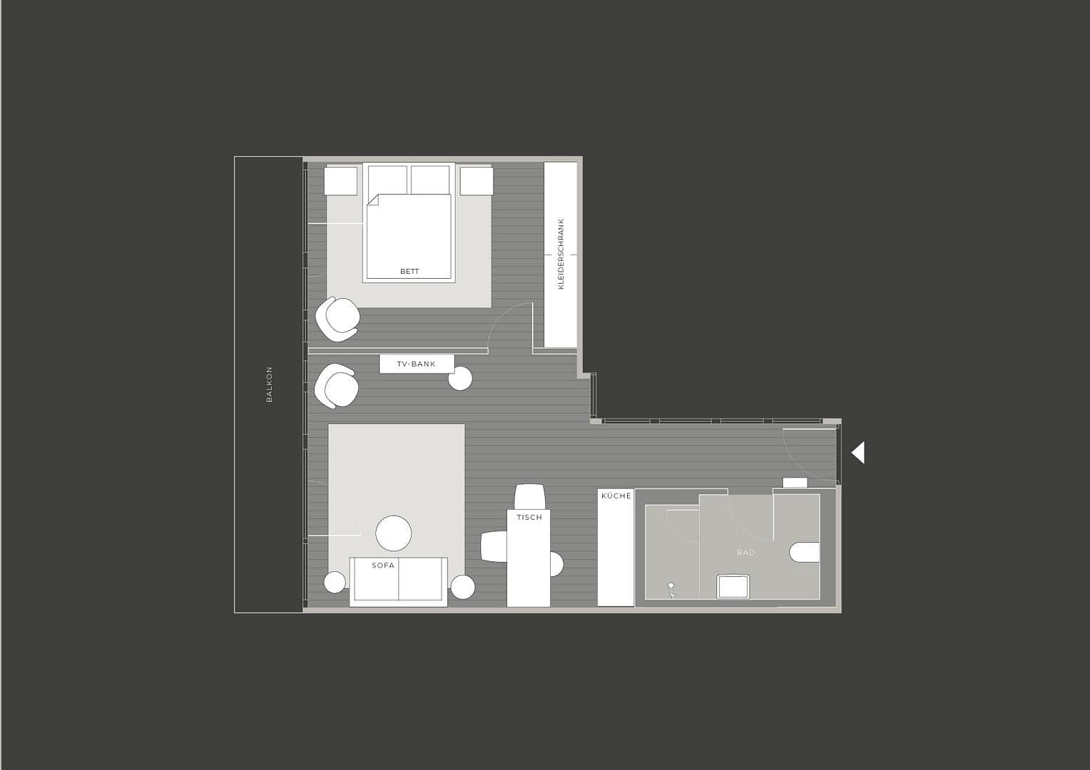 Pronájem bytu 55 m², Stuttgart, Bádensko-Württembersko Pronájem bytu 55 m², Stuttgart, Bádensko-Württembersko