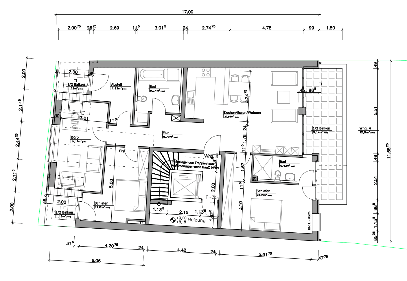 Pronájem bytu 4+kk 134 m², Auf dem Thie 8, Rheine, Severní Porýní-Vestfálsko Pronájem bytu 4+kk 134 m², Auf dem Thie 8, Rheine, Severní Porýní-Vestfálsko