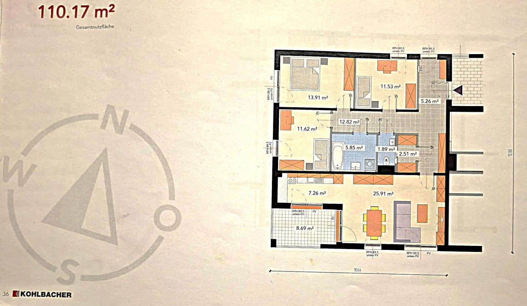 Prodej bytu 4+1 99 m², Graz, Štýrsko Prodej bytu 4+1 99 m², Graz, Štýrsko