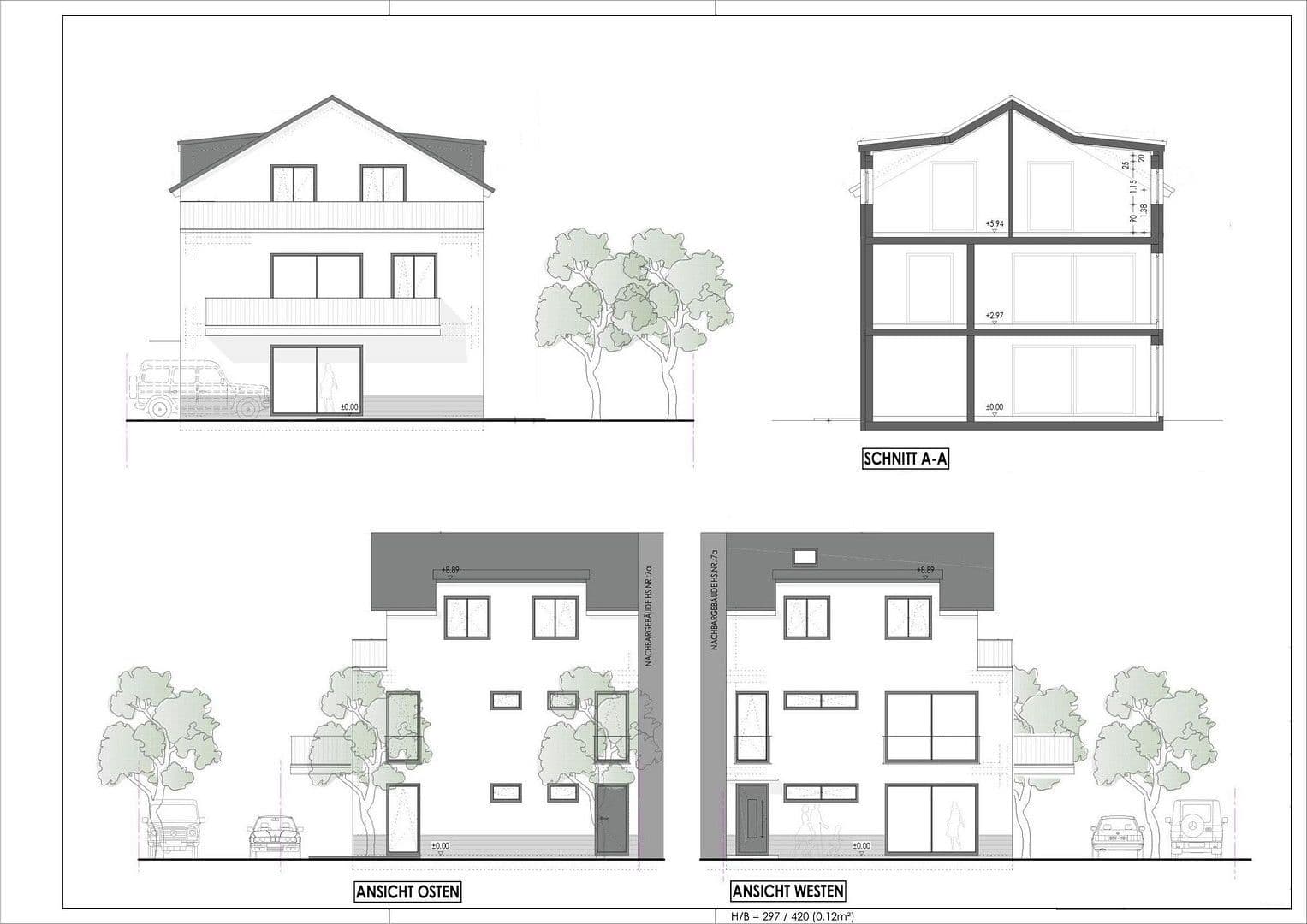 Prodej pozemku 210 m², Jahnstraße 7, Bruchköbel, Hessen Prodej pozemku 210 m², Jahnstraße 7, Bruchköbel, Hessen