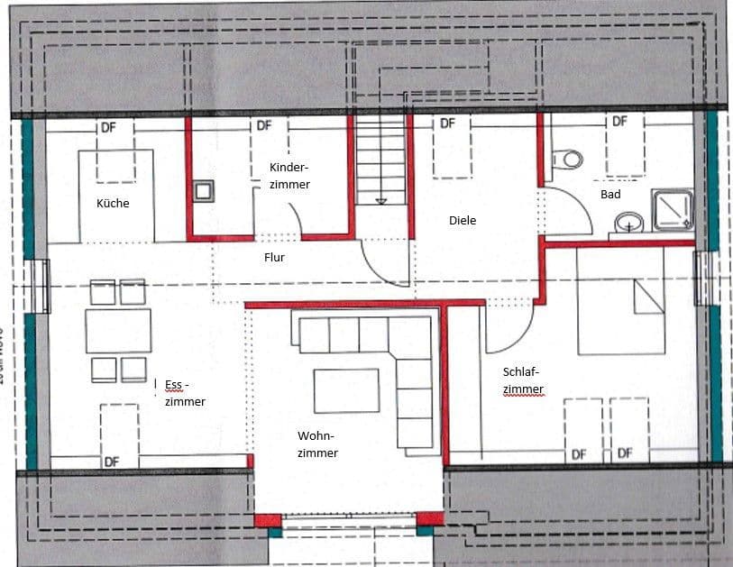 Pronájem bytu 3+kk 90 m², Frickenhausen, Bádensko-Württembersko Pronájem bytu 3+kk 90 m², Frickenhausen, Bádensko-Württembersko