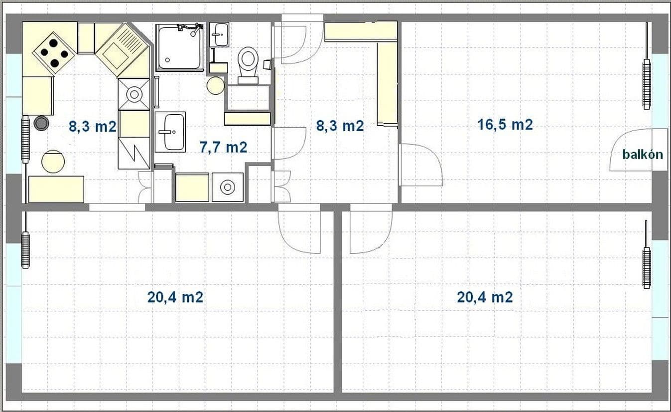 Prodej bytu 3+1 83 m², Pražská tř., České Budějovice, Jihočeský kraj Prodej bytu 3+1 83 m², Pražská tř., České Budějovice, Jihočeský kraj