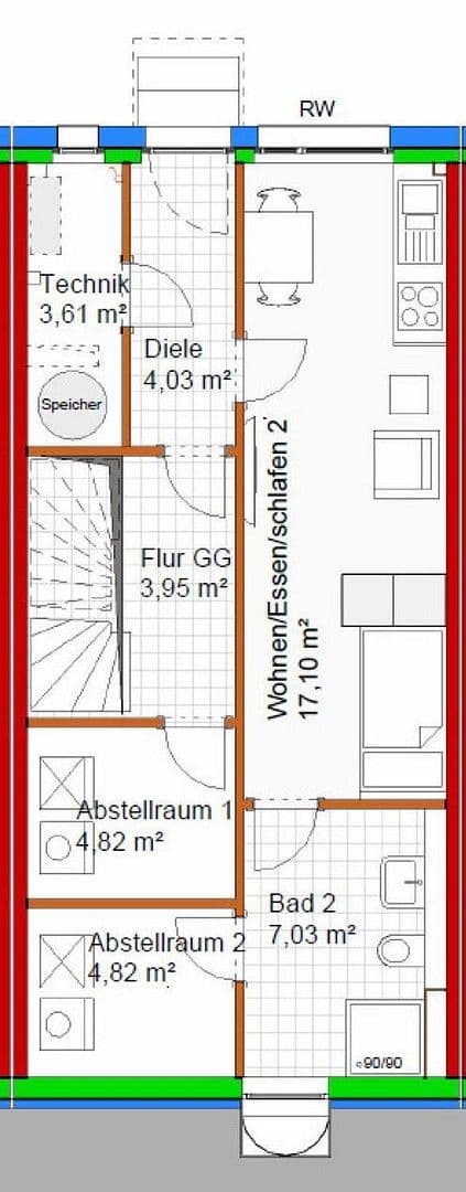 Pronájem domu 132 m², pozemek 180 m², Hölderlinstraße 26d, Pforzheim, Bádensko-Württembersko Pronájem domu 132 m², pozemek 180 m², Hölderlinstraße 26d, Pforzheim, Bádensko-Württembersko