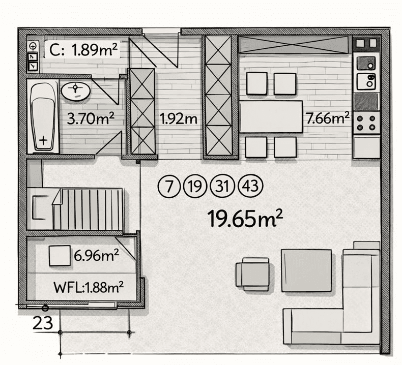 Prodej bytu 1+kk 47 m², Neu-Ulm, Bavorsko Prodej bytu 1+kk 47 m², Neu-Ulm, Bavorsko