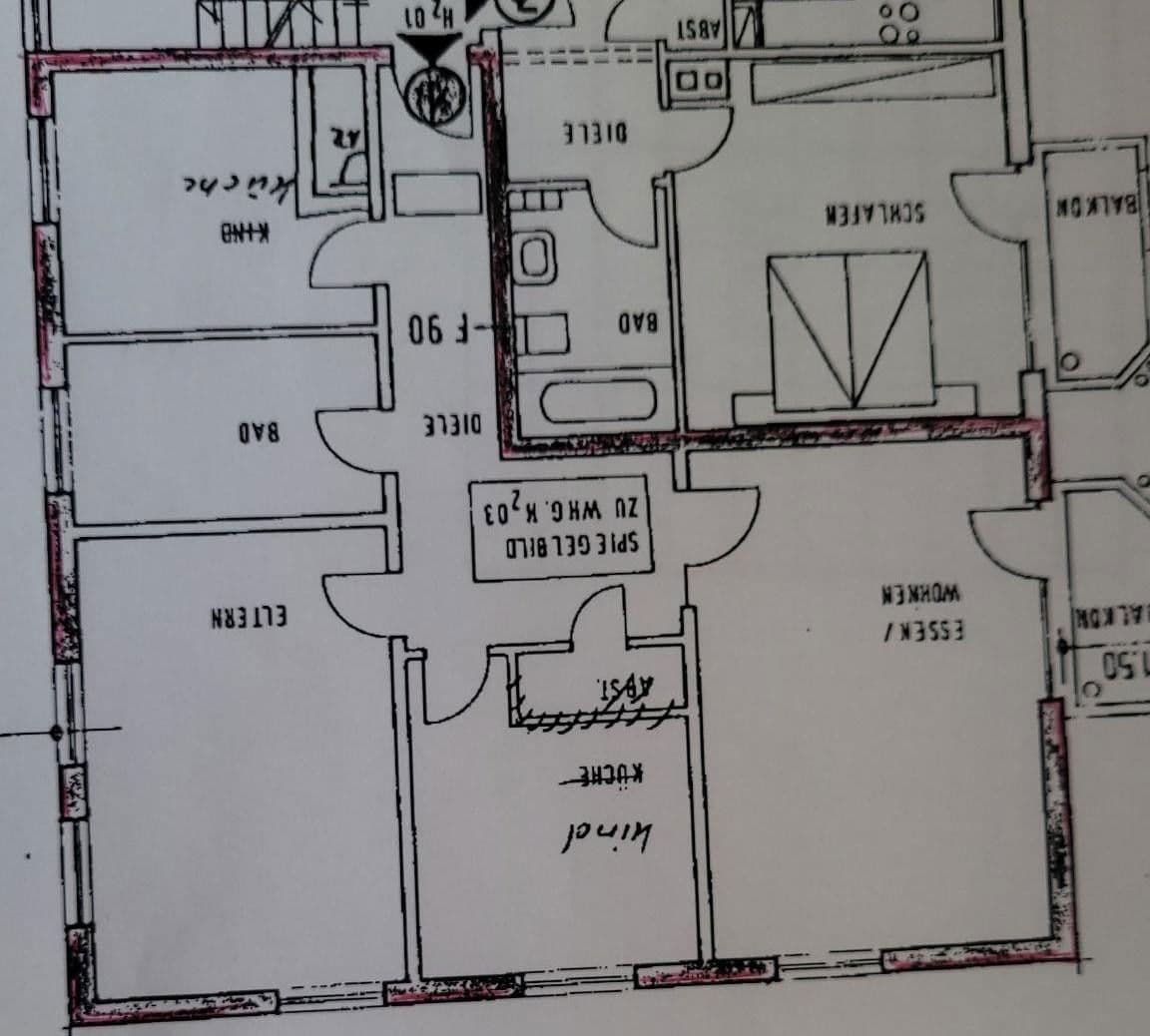 Pronájem bytu 3+1 86 m², Hecklinger Str. 8, Aschersleben, Sasko-Anhaltsko Pronájem bytu 3+1 86 m², Hecklinger Str. 8, Aschersleben, Sasko-Anhaltsko