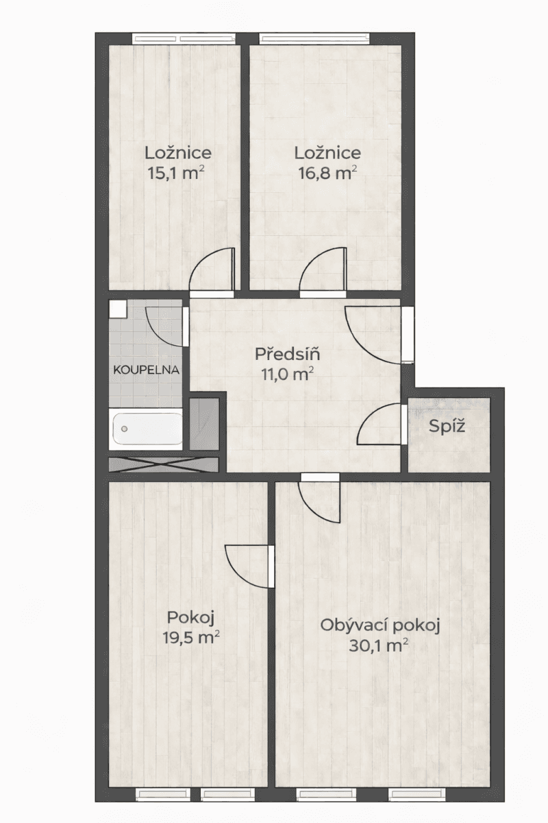Prodej bytu 4+kk 110 m², Za Poříčskou bránou, Praha, Praha Prodej bytu 4+kk 110 m², Za Poříčskou bránou, Praha, Praha