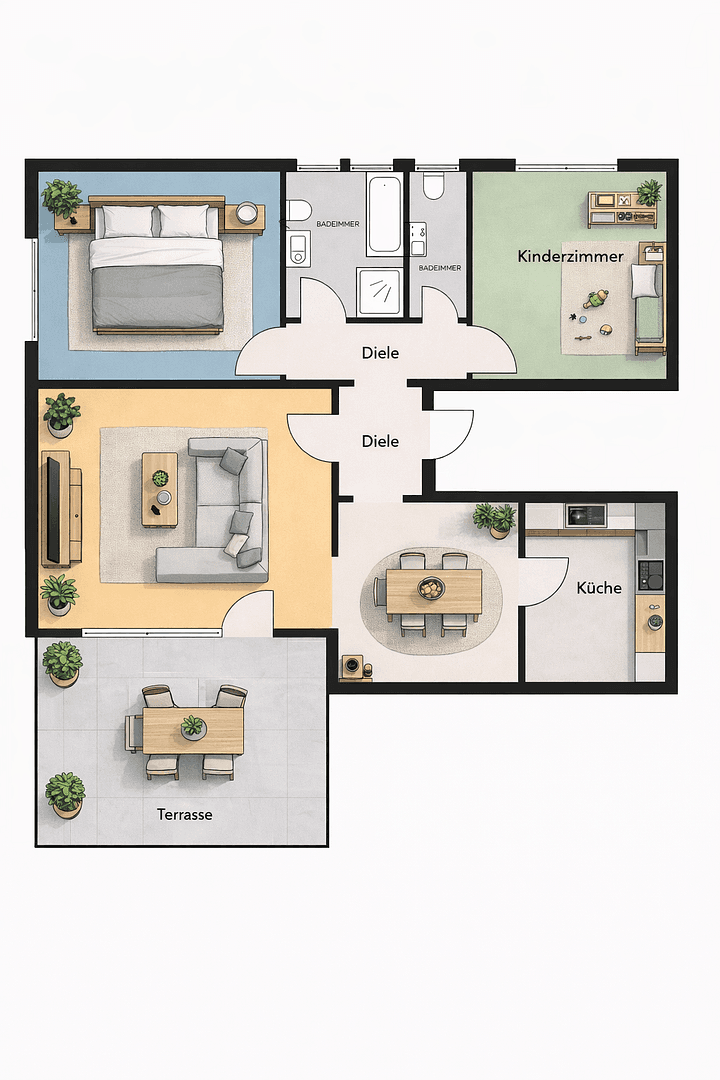 Pronájem bytu 4+1 78 m², Herfeldstraße 20, Marsberg, Severní Porýní-Vestfálsko Pronájem bytu 4+1 78 m², Herfeldstraße 20, Marsberg, Severní Porýní-Vestfálsko