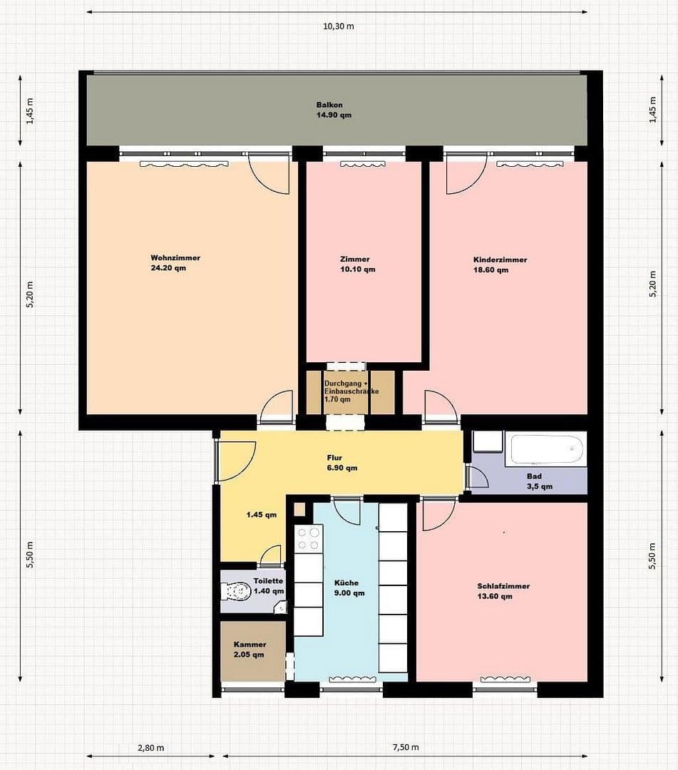Prodej bytu 4+1 98 m², Botnanger Steige 18, Stuttgart, Bádensko-Württembersko Prodej bytu 4+1 98 m², Botnanger Steige 18, Stuttgart, Bádensko-Württembersko