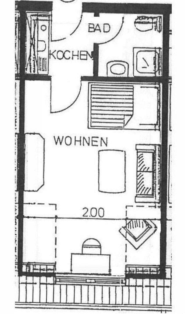 Pronájem bytu 1+1 28 m², Klöcknerstr. xx, Paderborn, Severní Porýní-Vestfálsko Pronájem bytu 1+1 28 m², Klöcknerstr. xx, Paderborn, Severní Porýní-Vestfálsko