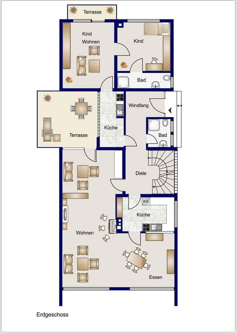 Pronájem domu 215 m², pozemek 599 m², Nauheim, Hessen Pronájem domu 215 m², pozemek 599 m², Nauheim, Hessen