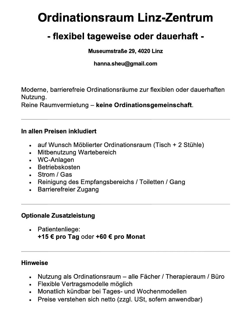 Pronájem kanceláře 460 m², Museumstrasse 29 / 1. Stock, Linz, Horní Rakousko Pronájem kanceláře 460 m², Museumstrasse 29 / 1. Stock, Linz, Horní Rakousko