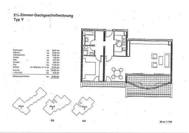 Pronájem bytu 2+1 97 m², Tübingen, Bádensko-Württembersko Pronájem bytu 2+1 97 m², Tübingen, Bádensko-Württembersko