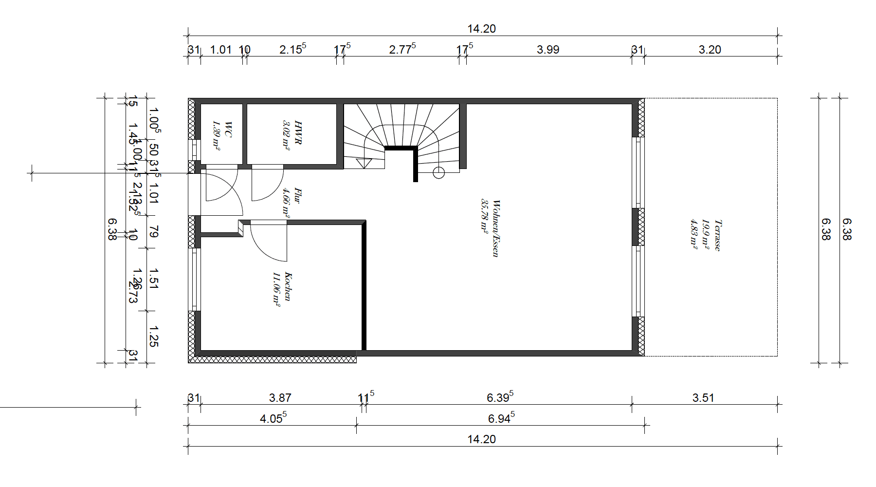 Pronájem domu 145 m², pozemek 142 m², Albert-Schweitzer-Straße 23e, Grünstadt, Porýní-Falc Pronájem domu 145 m², pozemek 142 m², Albert-Schweitzer-Straße 23e, Grünstadt, Porýní-Falc