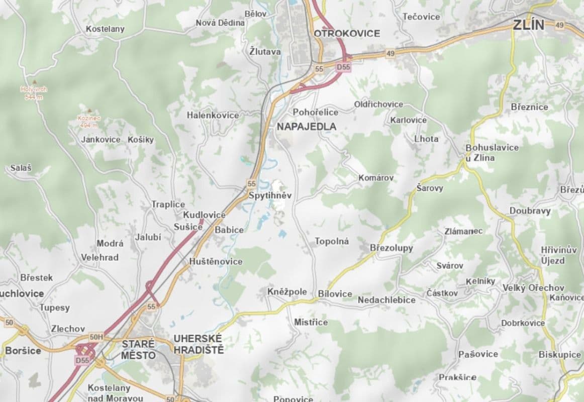 Prodej pozemku 3.983 m², Spytihněv, Zlínský kraj Prodej pozemku 3.983 m², Spytihněv, Zlínský kraj