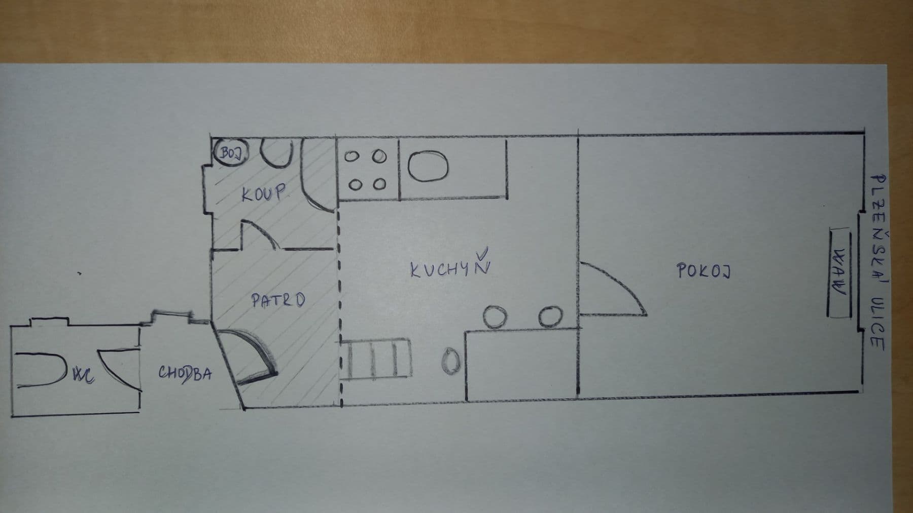 Pronájem bytu 1+1 36 m², Plzeňská, Praha, Praha Pronájem bytu 1+1 36 m², Plzeňská, Praha, Praha