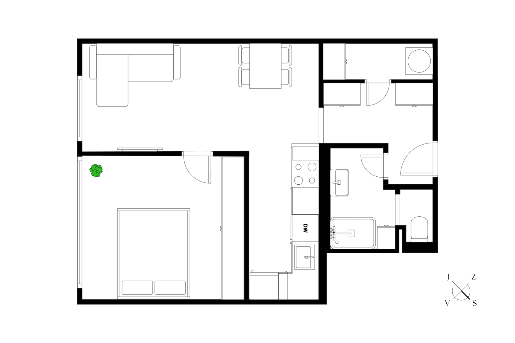 Prodej bytu 2+kk 42 m², Bulharská, Praha, Praha Prodej bytu 2+kk 42 m², Bulharská, Praha, Praha