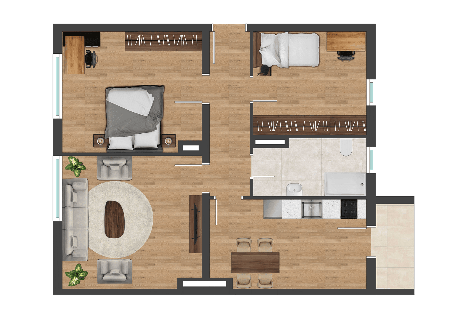 Prodej bytu 3+1 74 m², Würselen, Severní Porýní-Vestfálsko Prodej bytu 3+1 74 m², Würselen, Severní Porýní-Vestfálsko