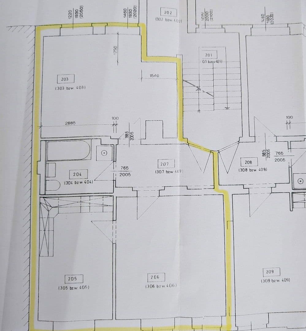 Pronájem bytu 2+1 73 m², Erfurt, Durynsko Pronájem bytu 2+1 73 m², Erfurt, Durynsko