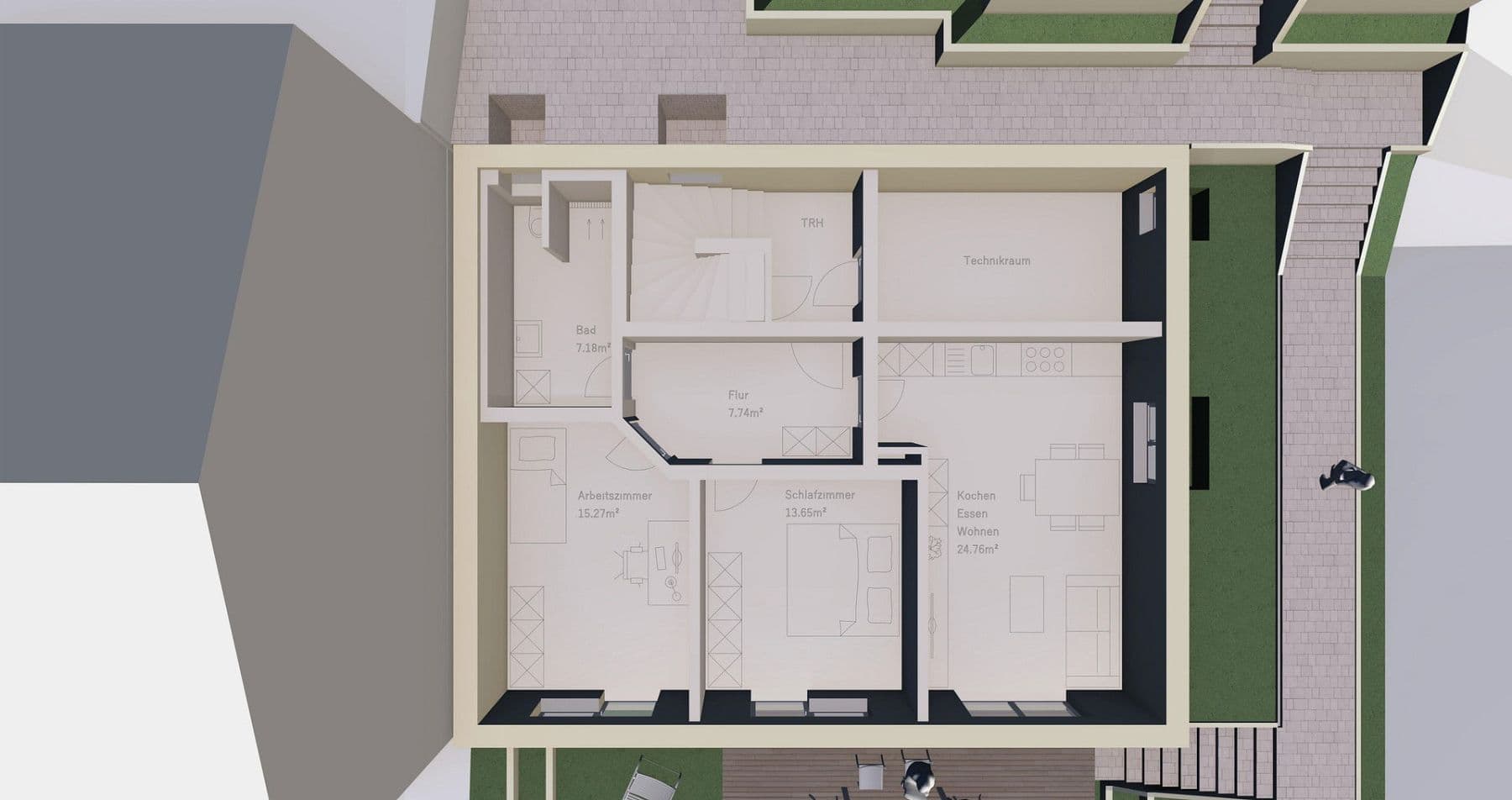 Prodej bytu 3+1 86 m², Römerstraße, Eichstätt, Bavorsko Prodej bytu 3+1 86 m², Römerstraße, Eichstätt, Bavorsko