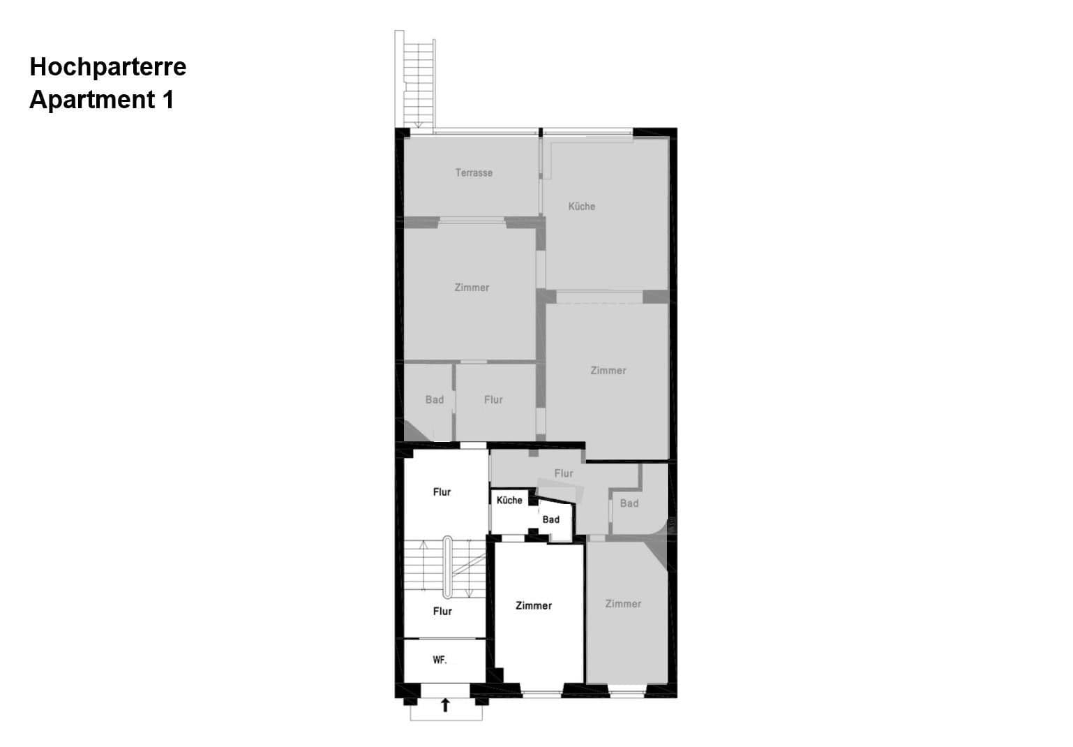Pronájem bytu 1+1 23 m², Kohlhökerstrasse, Bremen, Bremen Pronájem bytu 1+1 23 m², Kohlhökerstrasse, Bremen, Bremen