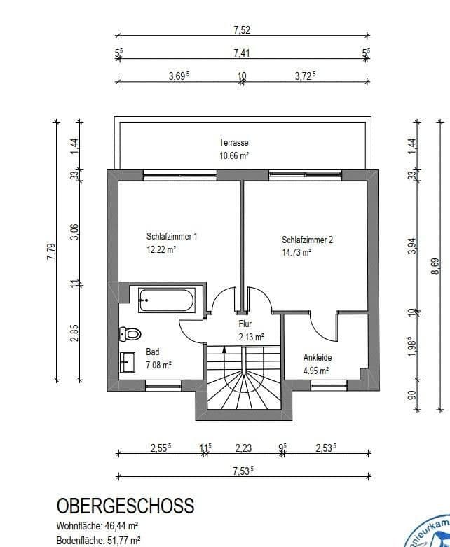 Prodej bytu 3+1 101 m², Goethestr., Konz, Porýní-Falc Prodej bytu 3+1 101 m², Goethestr., Konz, Porýní-Falc