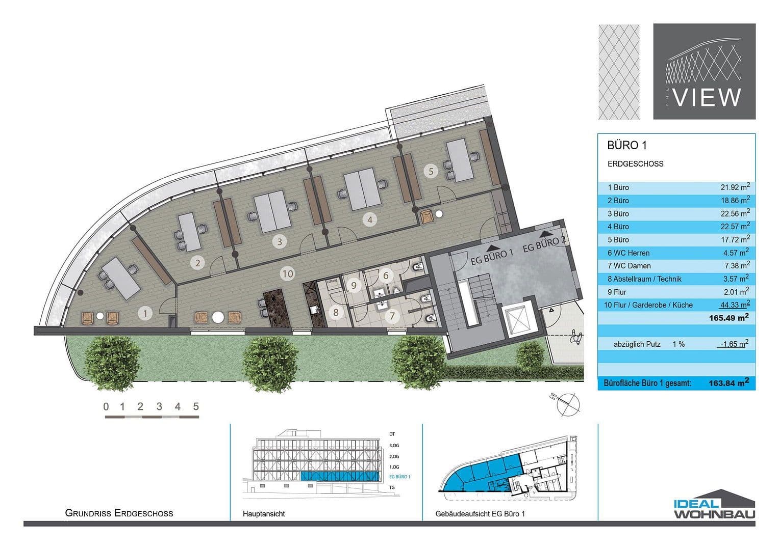 Pronájem kanceláře 164 m², Hochstr. 34, Baden-Baden, Bádensko-Württembersko Pronájem kanceláře 164 m², Hochstr. 34, Baden-Baden, Bádensko-Württembersko