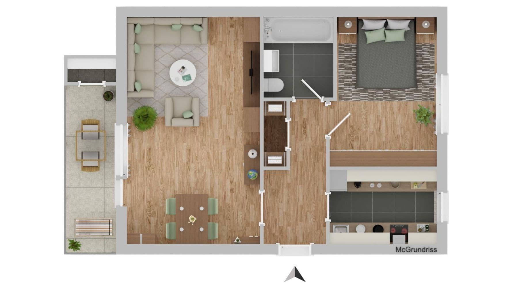 Prodej bytu 2+1 64 m², Wiesbaden, Hessen Prodej bytu 2+1 64 m², Wiesbaden, Hessen