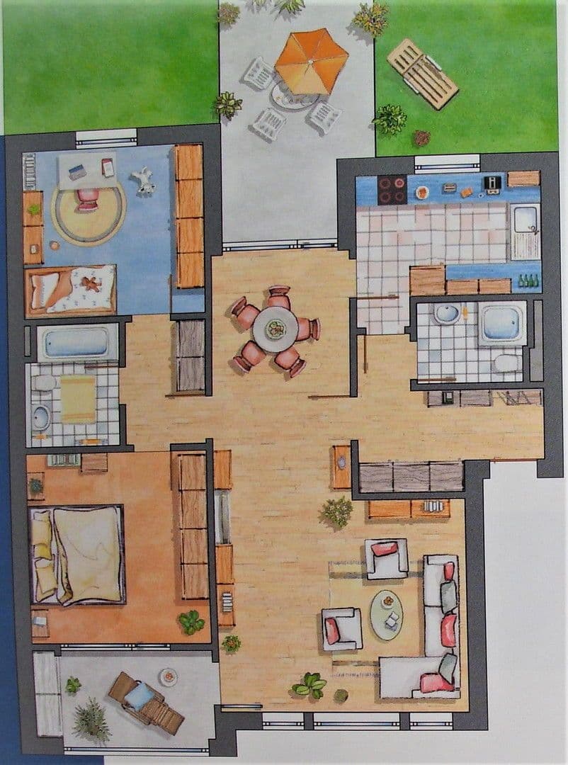 Pronájem bytu 3+1 90 m², Rheinbrohler Weg 30, Düsseldorf, Severní Porýní-Vestfálsko Pronájem bytu 3+1 90 m², Rheinbrohler Weg 30, Düsseldorf, Severní Porýní-Vestfálsko