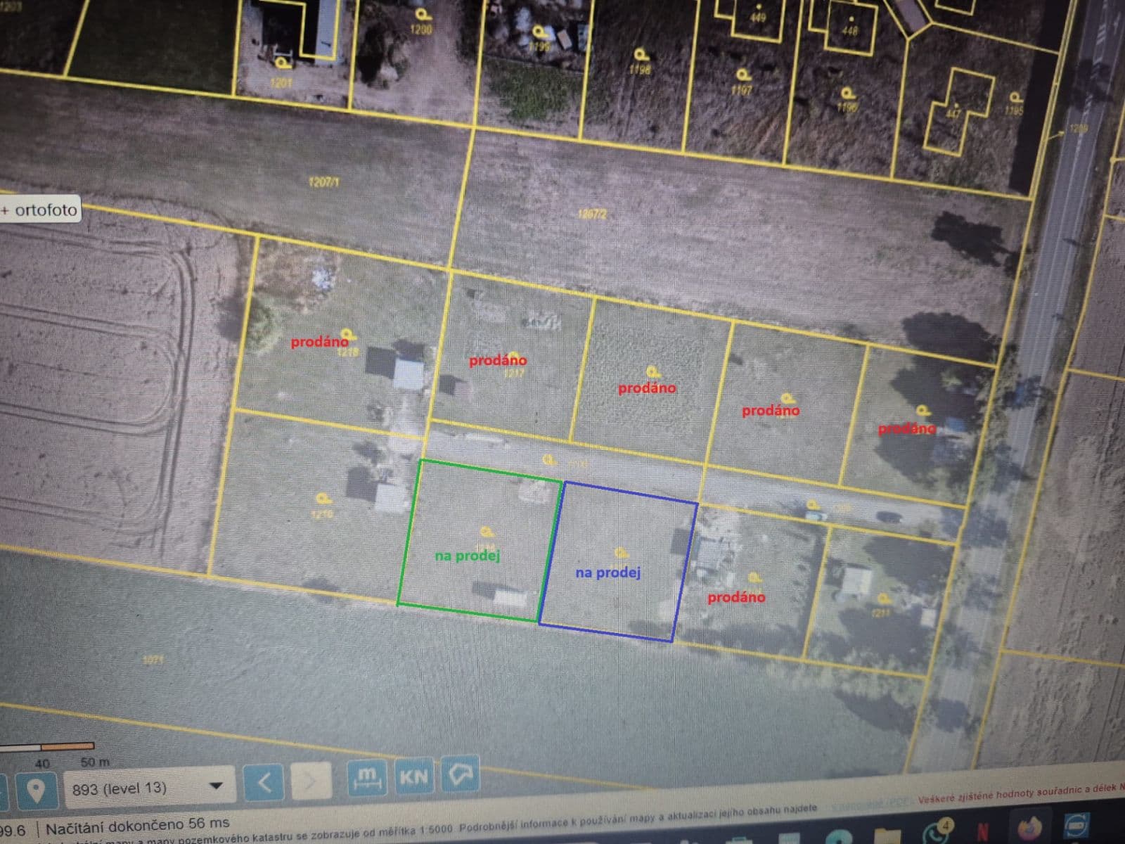 Prodej pozemku 810 m², Tursko, Středočeský kraj Prodej pozemku 810 m², Tursko, Středočeský kraj