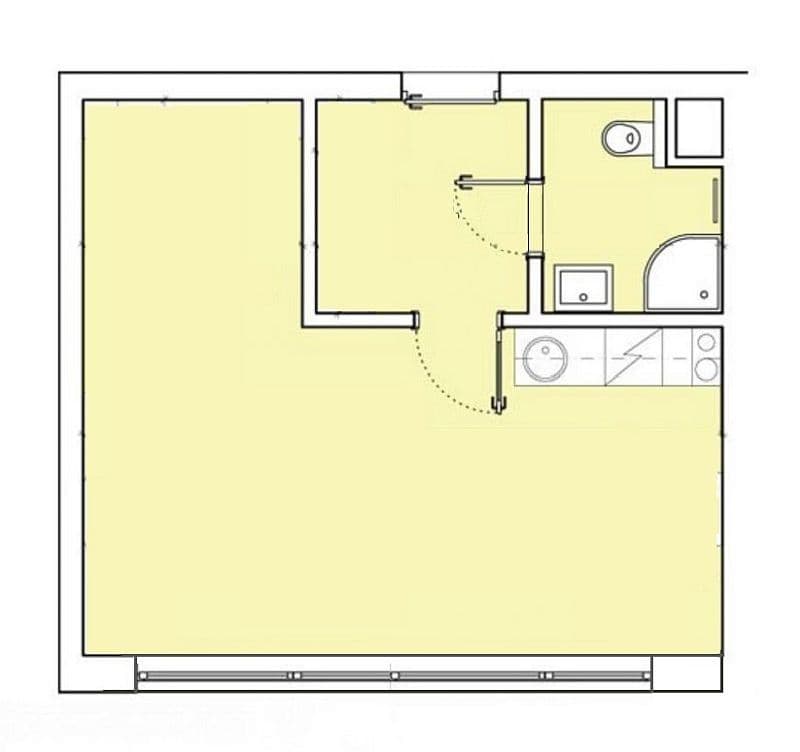 Pronájem bytu 1+kk 37 m², U Měšťanského pivovaru, Praha, Praha Pronájem bytu 1+kk 37 m², U Měšťanského pivovaru, Praha, Praha
