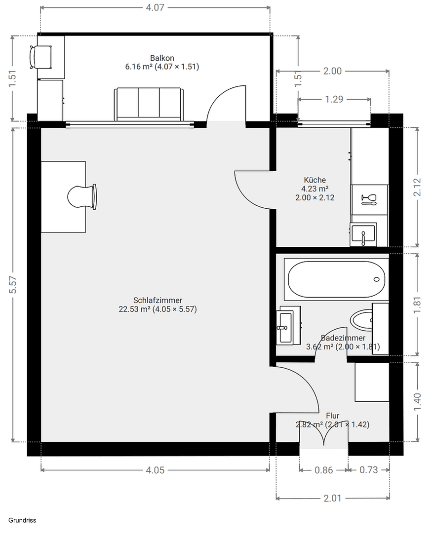 Prodej bytu 1+kk 35 m², Meerbusch, Severní Porýní-Vestfálsko Prodej bytu 1+kk 35 m², Meerbusch, Severní Porýní-Vestfálsko