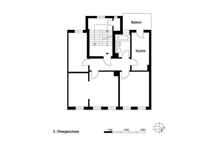 Pronájem bytu 3+kk 77 m², Edlichstraße 7, Leipzig, Sasko Pronájem bytu 3+kk 77 m², Edlichstraße 7, Leipzig, Sasko