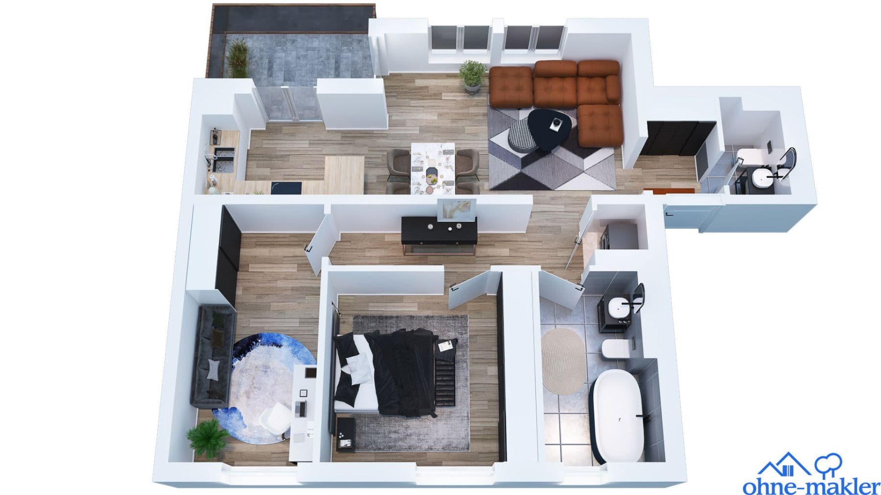 Prodej bytu 3+1 76 m², Frankfurt / Kalbach-Rieberg, Hessen Prodej bytu 3+1 76 m², Frankfurt / Kalbach-Rieberg, Hessen