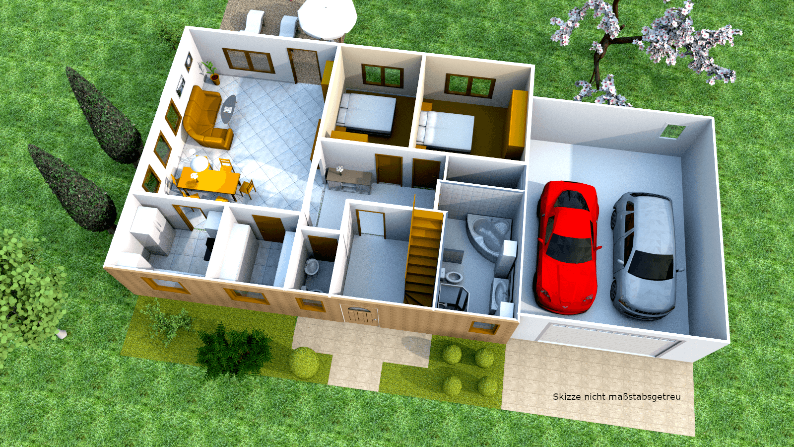 Prodej domu 200 m², pozemek 569 m², Roßtal, Bavorsko Prodej domu 200 m², pozemek 569 m², Roßtal, Bavorsko