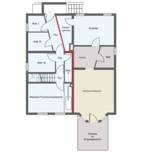 Pronájem bytu 2+1 62 m², Forstbachweg 27, Kassel, Hessen Pronájem bytu 2+1 62 m², Forstbachweg 27, Kassel, Hessen