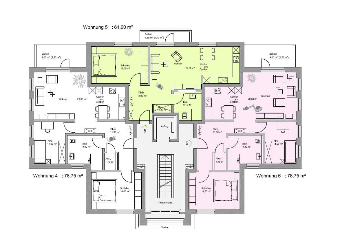 Pronájem bytu 3+1 79 m², Sertürnerstr. 24a, Paderborn, Severní Porýní-Vestfálsko Pronájem bytu 3+1 79 m², Sertürnerstr. 24a, Paderborn, Severní Porýní-Vestfálsko