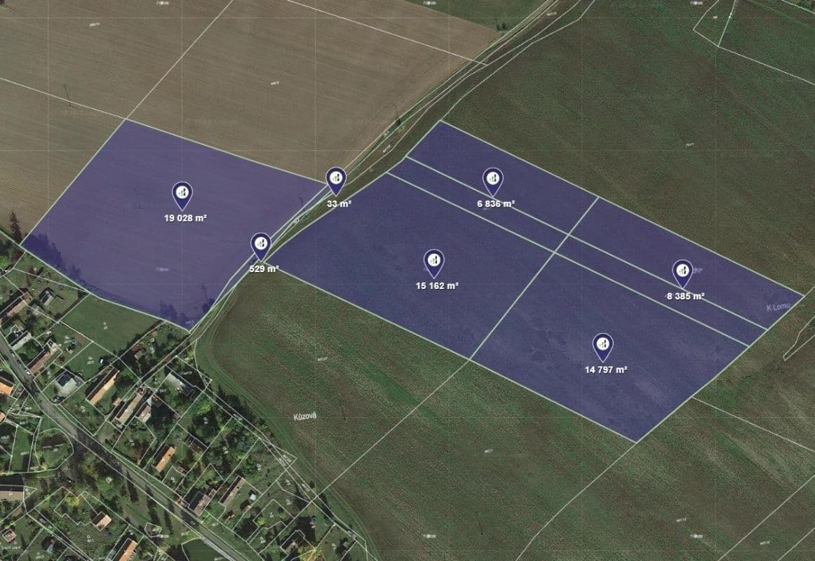 Prodej pozemku 57.981 m², Čistá, Středočeský kraj Prodej pozemku 57.981 m², Čistá, Středočeský kraj