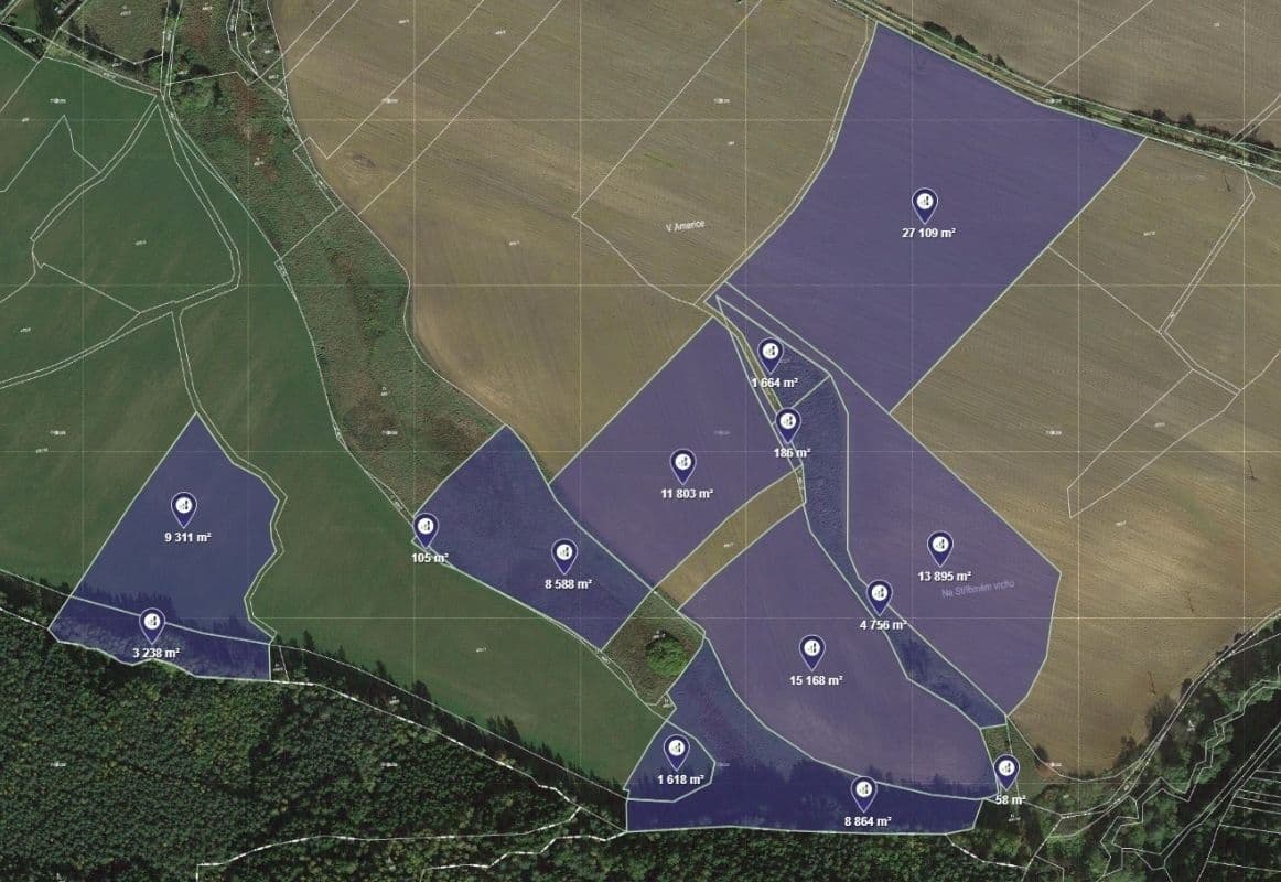 Prodej pozemku 57.981 m², Čistá, Středočeský kraj Prodej pozemku 57.981 m², Čistá, Středočeský kraj