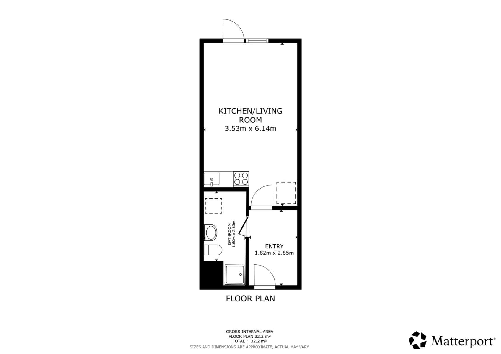 Pronájem bytu 1+kk 28 m², Škrábkových, Praha, Praha Pronájem bytu 1+kk 28 m², Škrábkových, Praha, Praha