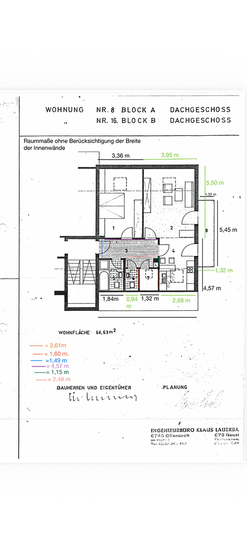 Prodej bytu 2+1 65 m², Offenbach an der Queich, Porýní-Falc Prodej bytu 2+1 65 m², Offenbach an der Queich, Porýní-Falc