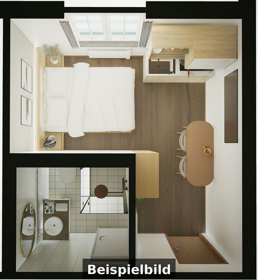 Pronájem bytu 1+1 25 m², Krakauer Straße 49, Markranstädt, Sasko Pronájem bytu 1+1 25 m², Krakauer Straße 49, Markranstädt, Sasko